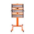 Lampa tripla cu infrarosu, stativ, pentru uscare vopsea, 3300 W, suprafata coacere 0.8 mp, 4 x roti, Cronometru, Inaltime reglabila hidraulica 200-2400 mm