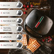 Sandwich-maker multifunctional, 800 W, 5 x Placi Antiaderente ceramice, carcasa Inox