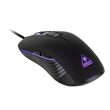 Mouse gaming cu fir K&M, USB, 10 butoane, Rezoluție 800/1600/2400/3600/5000 dpi