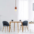 Pendul tavan, Portelan, fara bec, E27, 47 x 64 x 680 mm, Maro