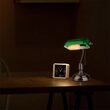Lampa de birou Clasic Green E27, 180 x 260 x H360 mm, Sticla/Metal, max 60W