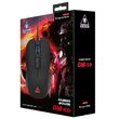 Mouse gaming cu fir K&M, USB, 10 butoane, Rezoluție 800/1600/2400/3600/5000 dpi