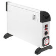 Convector electric Alb, Termostat, 3 trepte de putere 750 / 1250 / 2000 W, Lungime cablu de alimentare 150 cm