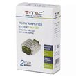 Amplificator banda led LED RGB+W, IP20, 12 V DC, 16 A