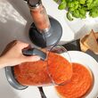 Blender de mana Brown 4 IN 1, putere 1200W, 2 viteze, cutite inox