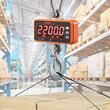 Cantar electronic cu carlig Vevor 1000 kg, Afisaj LED, precizie 200 g, Corp din aluminiu turnat, Telecomanda