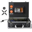 Camera inspectie endoscop pentru instalatii sanitare, 7 inch, Lungime cablu sarpe 50 m, Capacitate baterie 4500mAh, Unghi vizualizare 120°, Lumina LED, Card SD