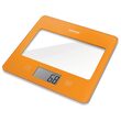 Cantar de bucatarie sticla securizata, Orange, Ecran LCD, 1g-5kg, 1x 3V baterie litiu CR 2032