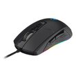 Mouse gaming cu fir K&M, USB, 7 butoane, Rezoluție 800/1600/2400/3200/4800/6400 dpi, Mana dreapta