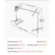 Rotisor electric cu 8 x niveluri de inaltime, 38 W, viteza rotatie 3 rpm, capacitate maxima 60 kg, Inox