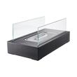 Focar de masa cu bioethanol, 35 cm x 18 cm x 14 cm, 0.25 l, Otel/Inox/Sticla termorezistenta 