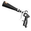 Pistol de curatare cu aer comprimat cu duza rotativa Vortex 100 ml/min, 6-9.2 bar, 3 x conectori, Perie