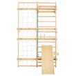Structura de catarat multifunctionala 8 in 1, fixare pe perete, max 100 kg, Inaltime 2400 mm, latime 1500 mm, Lemn masiv