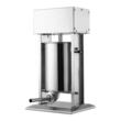 Masina electrica de umplut carnati, Profesionala, Inox, 4 x Tuburi, 200 W, control viteza, Capacitate 12 l