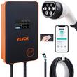 Statie de incarcare pentru vehicule electrice EV VEVOR, 0-32A reglabila, 7/11kW 220-240/380-400V type 2, IP66, IEC 62196-2, monofazat/trifazat, interior/exterior