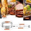 Rotisor electric cu suport 59 cm pentru gratar, putere 9 W, 4 rpm, capacitate 12 kg, Otel Inoxidabil