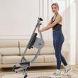 Aparat fitness profesional pentru abdomen, Pliabil, 4Intensitate reglabila, max 136 kg, Otel Carbon, Afisaj digital parametri