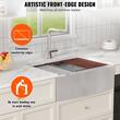Chiuveta Inox, Protectie anti-stropire, dimensiune 762x558.8x228.6 mm, Accesorii incluse