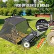 Masina pentru maturat gazon, atasabila ATV sau tractoras, Latime de lucru 132 cm, cos colectare 736 l, Inaltime reglabila