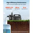 Pompa de suprafata, 1300 W, 4800 l/h, control electronic inteligent, afisaj LCD cu moduri Auto/Timer/Always-On