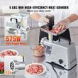 Masina electrica de tocat carne, Profesionala, lame inox, 575W, Accesoriu carnati, Capacitate 2.2 kg/min, nr.12