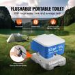 Toaleta portabila pentru camping, Rezervor apa 12 l, Rezervor canalizare 12 l, Consum apa spalare 80 ml, max 200 kg, Geanta transport