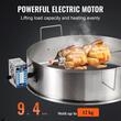 Rotisor electric cu suport 59 cm pentru gratar, putere 9 W, 4 rpm, capacitate 12 kg, Otel Inoxidabil