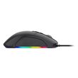 Mouse gaming cu fir K&M, USB, 7 butoane, Rezoluție 800/1600/2400/3200/4800/6400 dpi, Mana dreapta