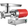 Masina Profesionala electrica de tocat carne, Inox, 1100 W, 180 rpm, 300 kg/ora, accesorii carnati, 2 x site