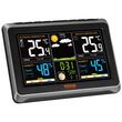 Statie meteo de interior/exterior, Vevor 7”, fara fir, Temperatura si Umiditate, Barometru, Prognoza meteo, ceas atomic, 205.9 x 141.6 x 26.5 mm