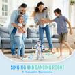 Robot inteligent interactiv cu microfon si difuzor, Telecomanda vocala, USB-C, 160 x 80 x 265 mm, 50 miscari