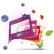 Cantar de bucatarie sticla securizata, Rosu, Ecran LCD, 1g-5kg, 1x 3V baterie litiu CR 2032