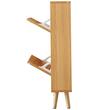 Dulap pantofi, 2 sertare, Lemn, 600 x 168 x 877 mm, Maro