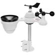 Statie meteo wireless VEVOR 7 in 1, afisaj color 7,5 inchi, interior/exterior, temperatura, umiditate, viteza vantului/directie, ploaie UV, prognoza meteo, alarma