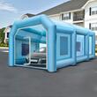 Cabina de vopsit, gonflabila, 2 x suflante, 330/1100W, dimensiune exterioara 8 x 4 x 3, ferestre filtrare detasabile