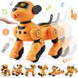 Robot caine, control inteligent, Telecomanda, functii dans, urmarire, cantat, 235 x 145 x 245 mm