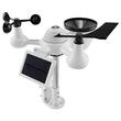 Statie meteo wireless VEVOR WiFi 7 in 1, afisaj color 7,5 inchi, interior/exterior, temperatura, umiditate, viteza vantului/directie, ploaie UV, prognoza meteo, alarma