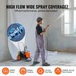 Pompa de vopsit cu diafragma pentru suprafete mari, putere 1700 W, 3.5 l/min, 207 Bar, lungime furtun 9 m, control debit, 2 x roti mari