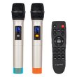 Boxa activa portabila, 60 W, 2 x Microfoane, Telecomanda, Troller, card SD, USB, Intrare pentru chitară