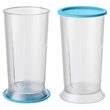 Blender de mana albastru, putere 1000 W, 2 viteze, cutite inox, 700 ml, tocare, zdrobire, tel