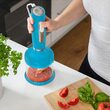 Blender de mana albastru, putere 1000 W, 2 viteze, cutite inox, 700 ml, tocare, zdrobire, tel
