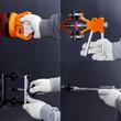 Kit pentru reparatie caroserie fara vopsire, 107 elemente, pistol silicon, ventuze