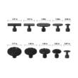 Kit pentru reparatie caroserie fara vopsire, 107 elemente, pistol silicon, ventuze