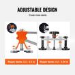 Kit pentru reparatie caroserie fara vopsire, 107 elemente, pistol silicon, ventuze