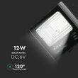 Proiector led cu incarcare solara 12W, 6000K, 550 lm, telecomanda, 205 x 50 x 170 mm
