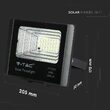 Proiector led cu incarcare solara 12W, 6000K, 550 lm, telecomanda, 205 x 50 x 170 mm