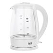 Fierbator electric cordless, Capacitate 1.7 l, putere 2200 W, cana gradata, Alb