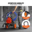 Pompa de vopsit cu diafragma pentru suprafete mari, putere 900 W, 1.8 l/min, 125 Bar, lungime furtun 9 m, 2 x roti mari