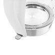 Fierbator electric cordless, Inox si Sticla, Capacitate 1.7 l, putere 2200 W, cana gradata, lumina de fundal