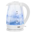 Fierbator electric cordless, Capacitate 1.7 l, putere 2200 W, cana gradata, Alb